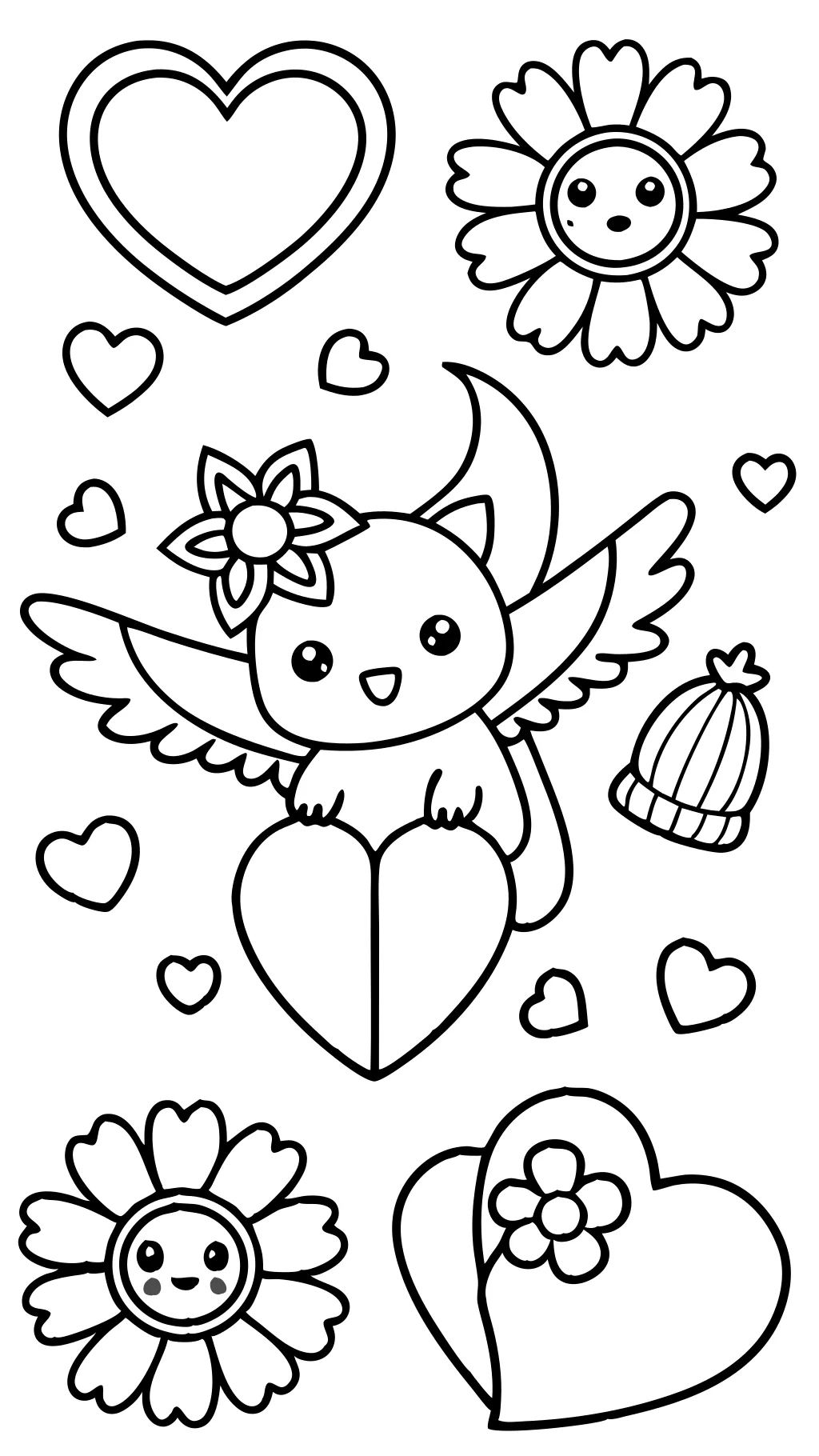 free printable coloring pages valentines